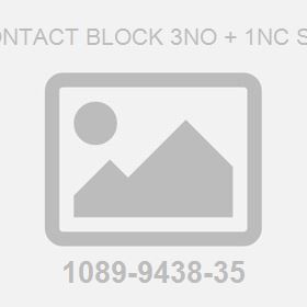 Contact Block 3No + 1Nc S00